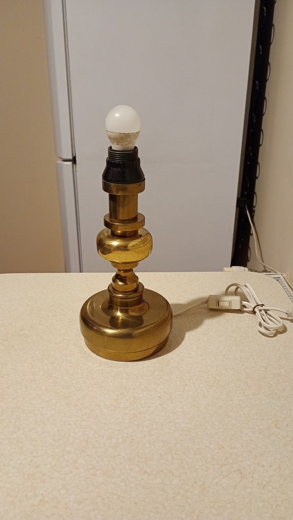 Mosiężny lampa stojąca 30 cm wysokość