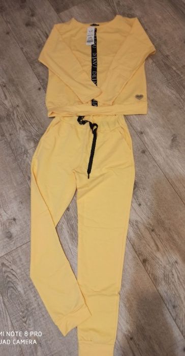 HIT Komplet DRES NOWY Moda Żółty S,M.L.XL NEW !!!