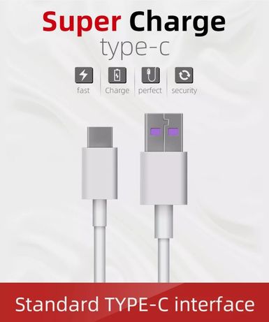 Cabo USB C Fast Charge 5A