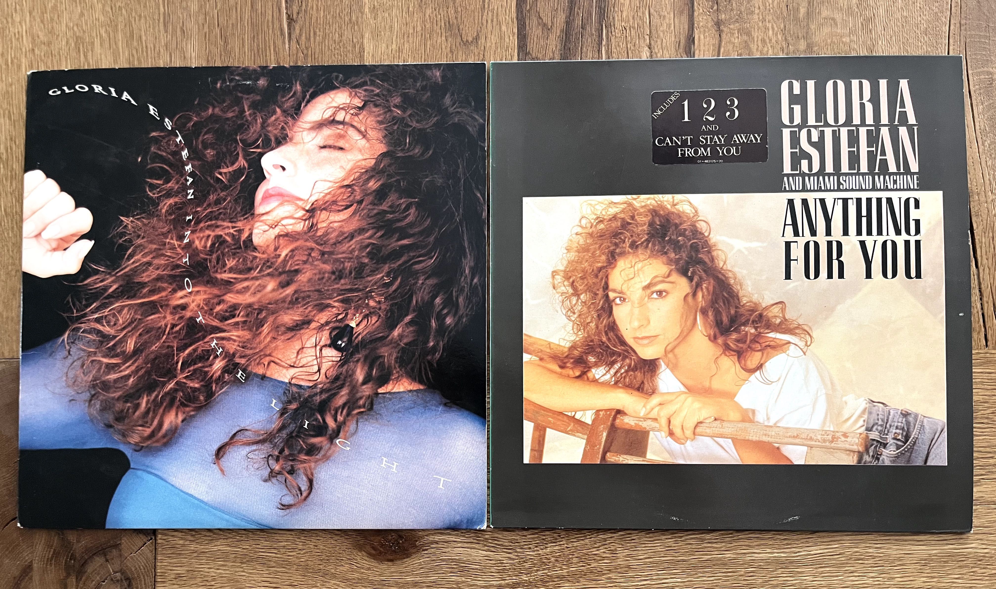 2x Lp vinyl Gloria Estefan Into the light  + Anything For You 1987 r.
