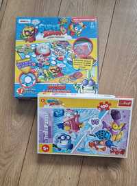 Super Zings gra planszowa + puzzle super zings