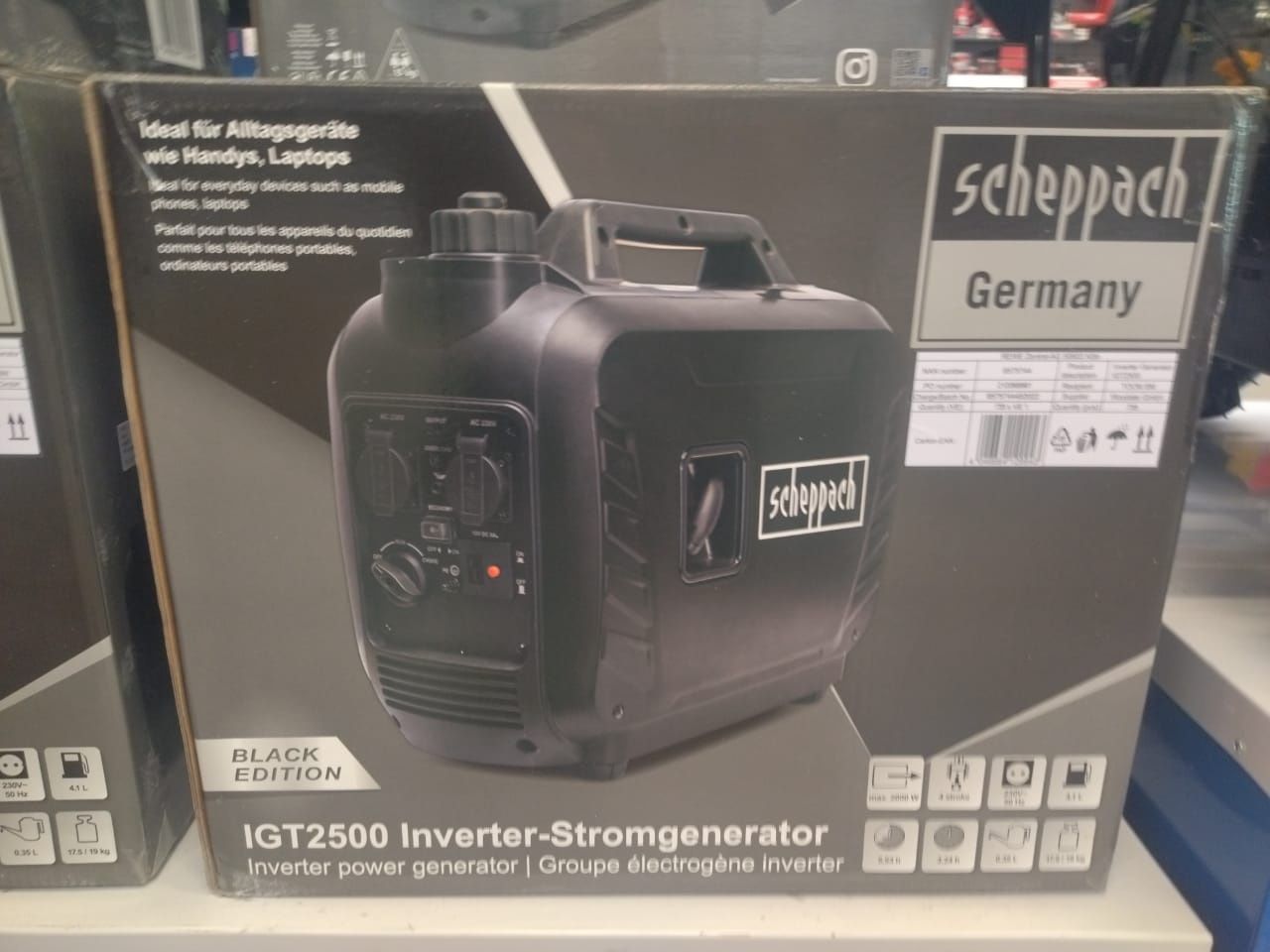 Продам новый генератор Scheppach 2500 Вт