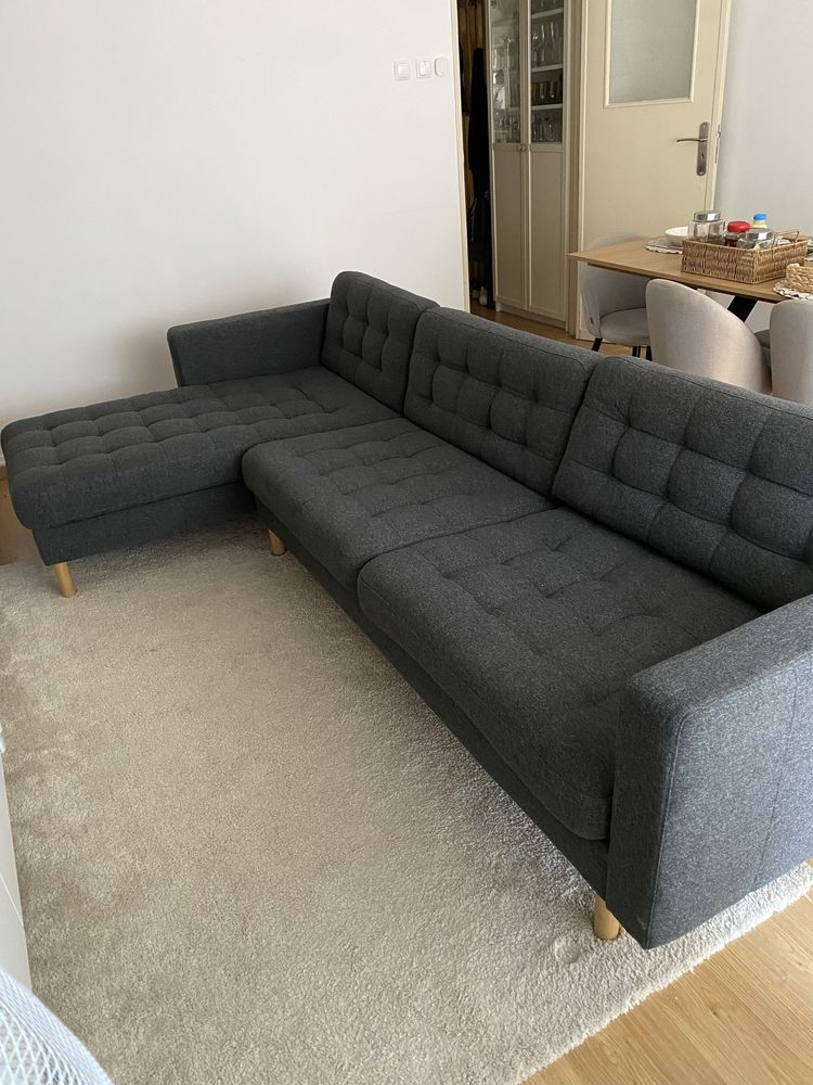 Sofa LANDSKRONA Sofá 3 lugares mais chaise longue