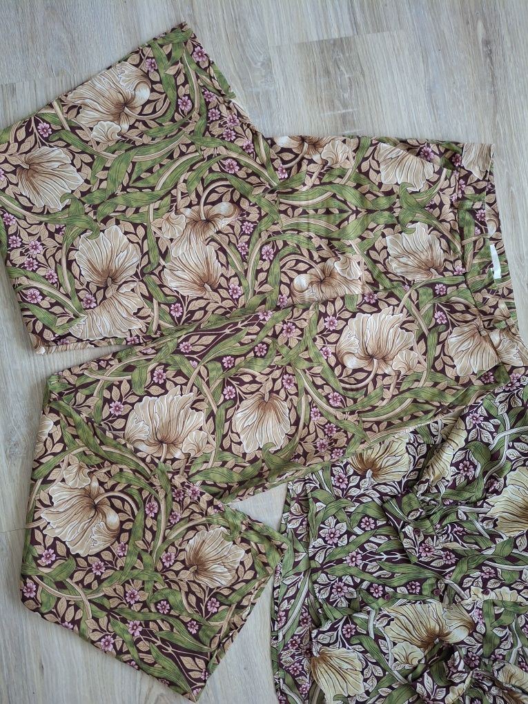 Komplet h&m xs 34 wzorzysty koszula spodnie