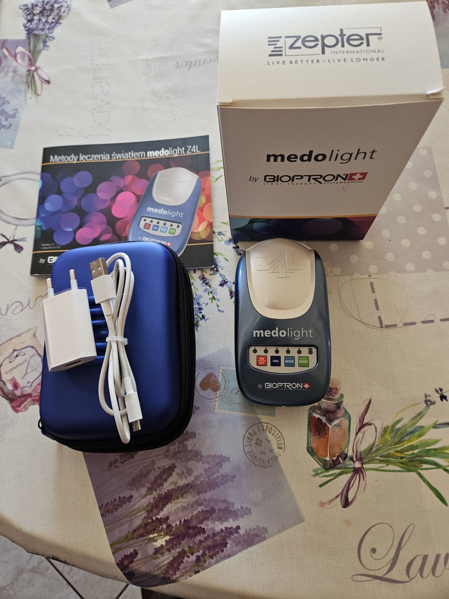 Nowa Lampa Bioptron Medolight Z-4L Zepter-gwarancja