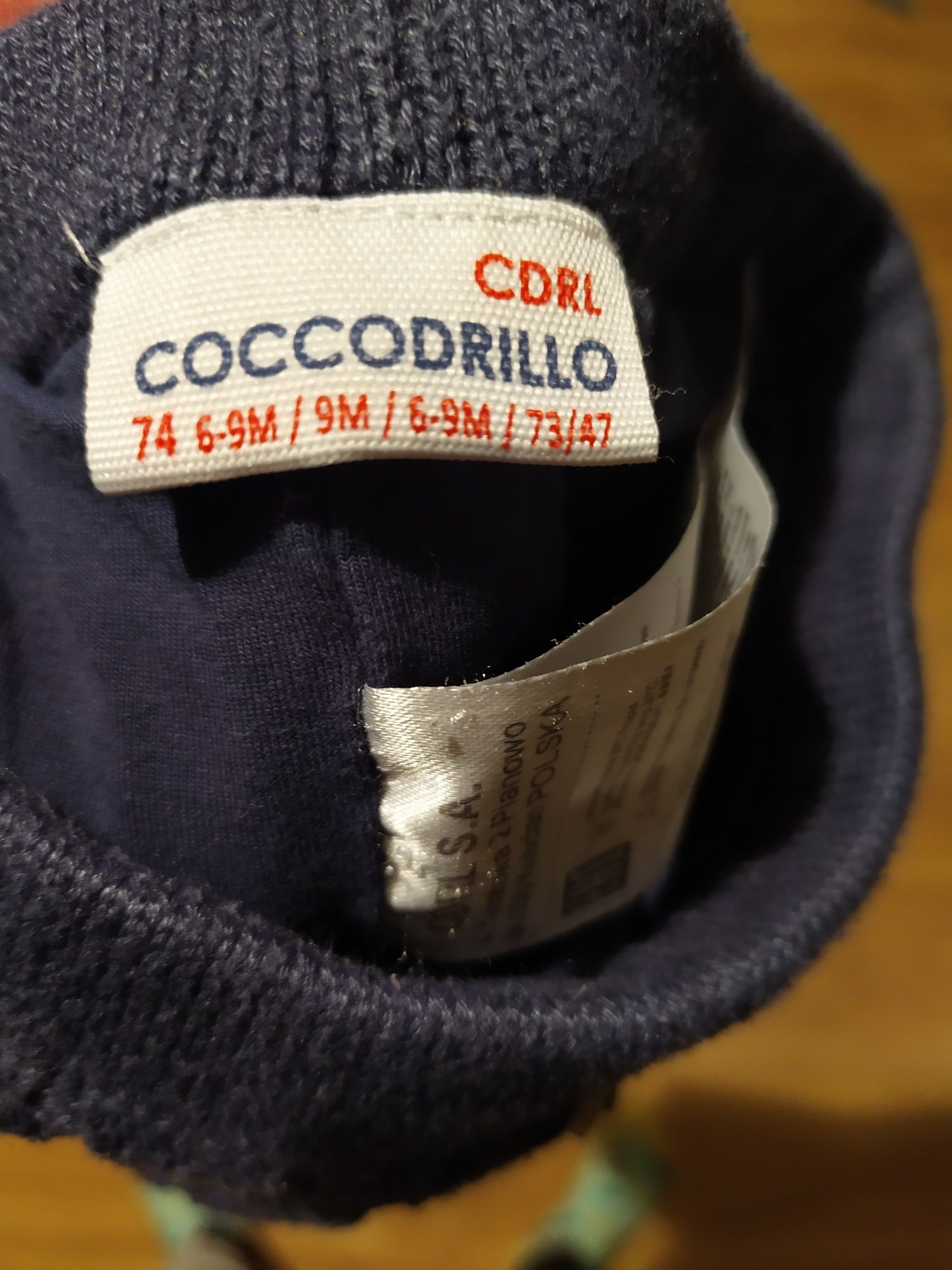 Sweterkowe spodnie Cocodrillo na podszewce