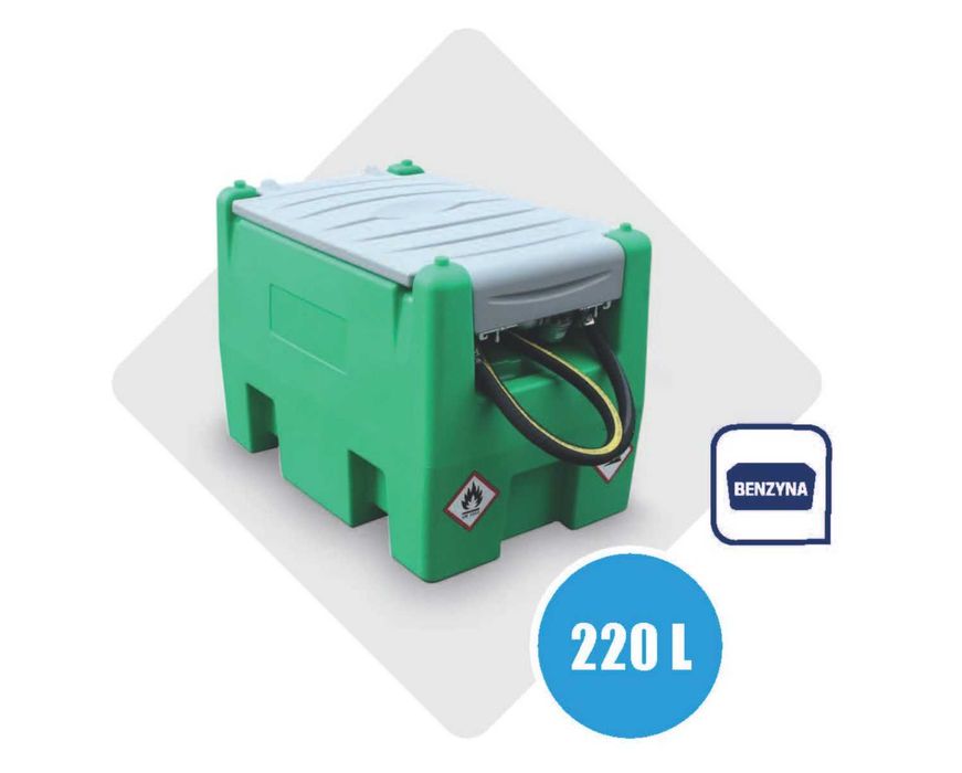 Zbiornik mobilny na benzynę 220 L