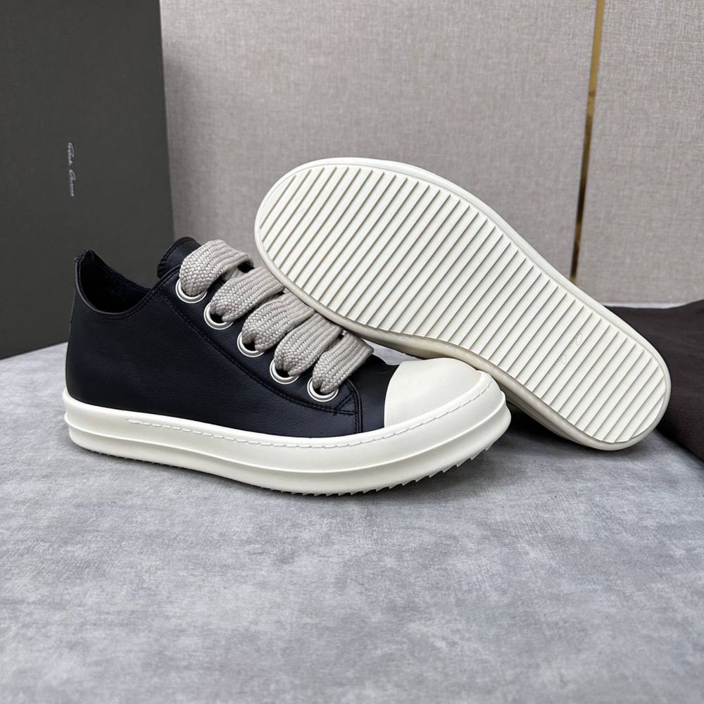 Rick Owens Jumbo Lace Low/DRKSHDW/Шкіряні Кеди Rick Owens/40-43