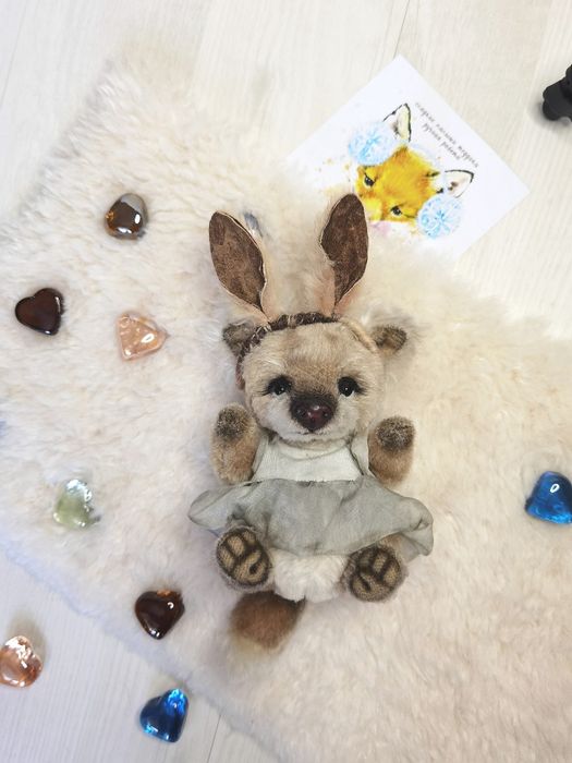 Тедди лисёнок, мишка, зайка, кошка