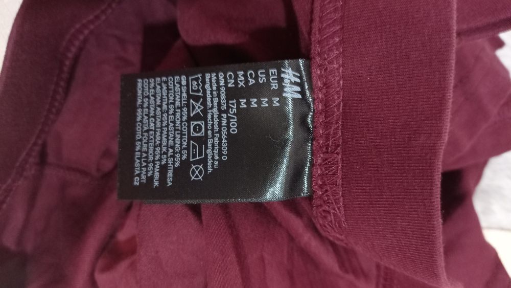 M H&M bokserki męskie bawełniane