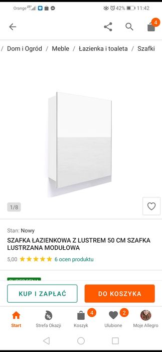 Szafka z lustrem
