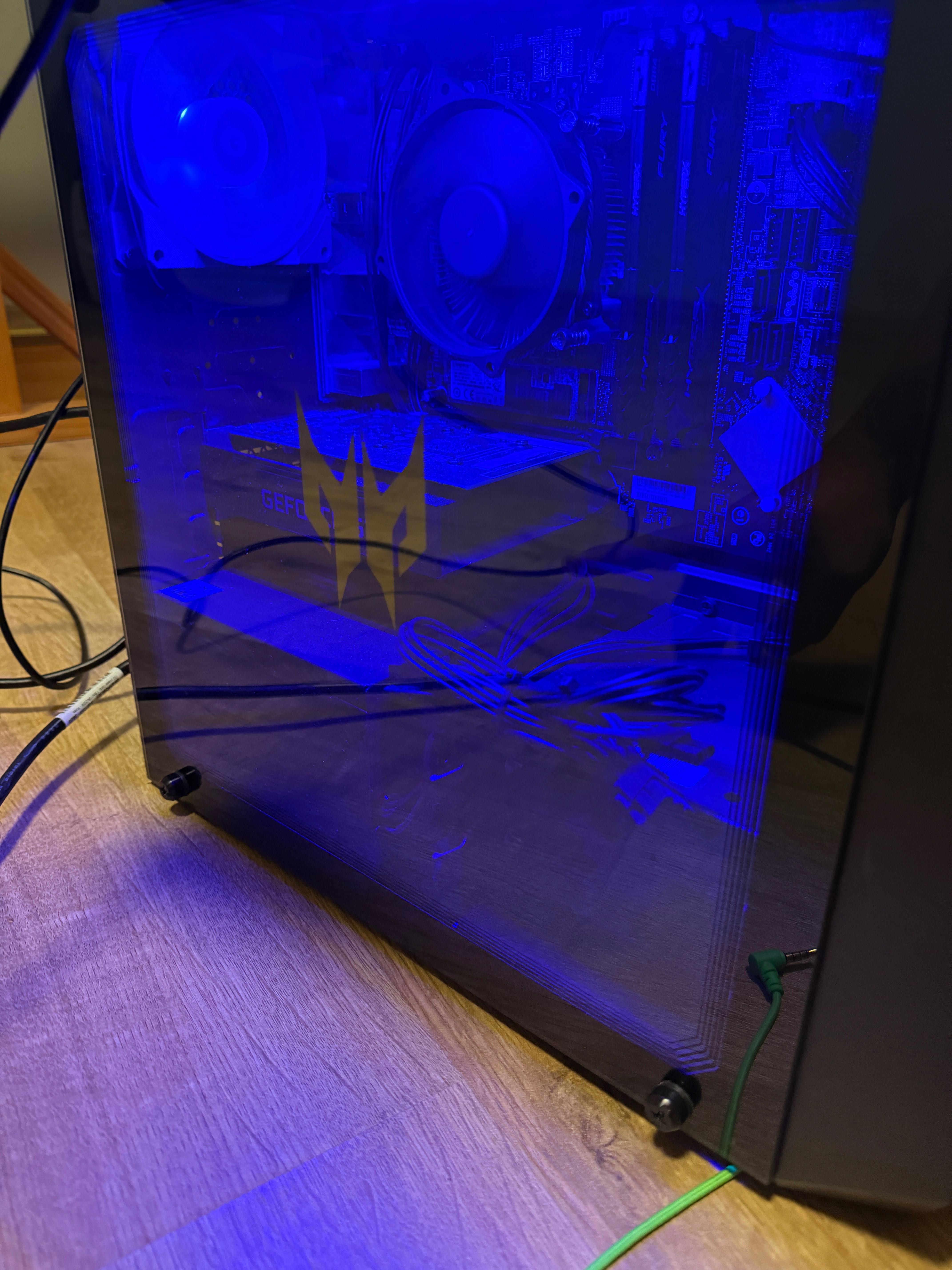 Komputer Predator GTX1050 i5 16GB SSD. Zestaw gamingowy.