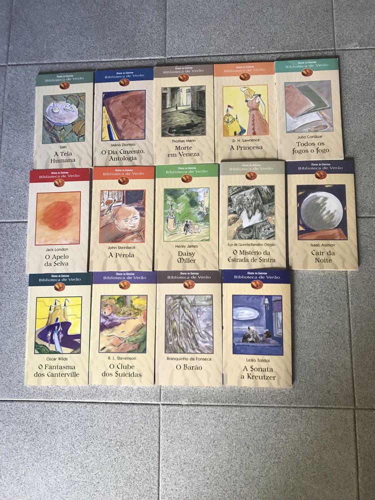 Livros de bolso biblioteca de verao