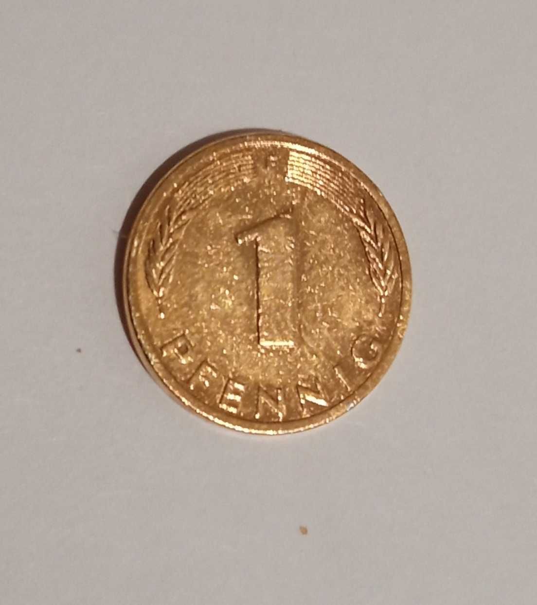 1 Pfennig 1982 na szczęście unikat kolekcja