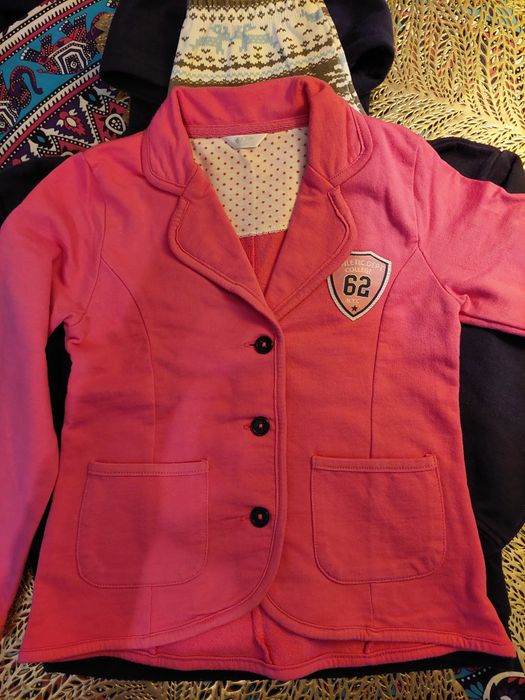 Duża paczka ubrań na jesień dla dziewczynki na 122cm