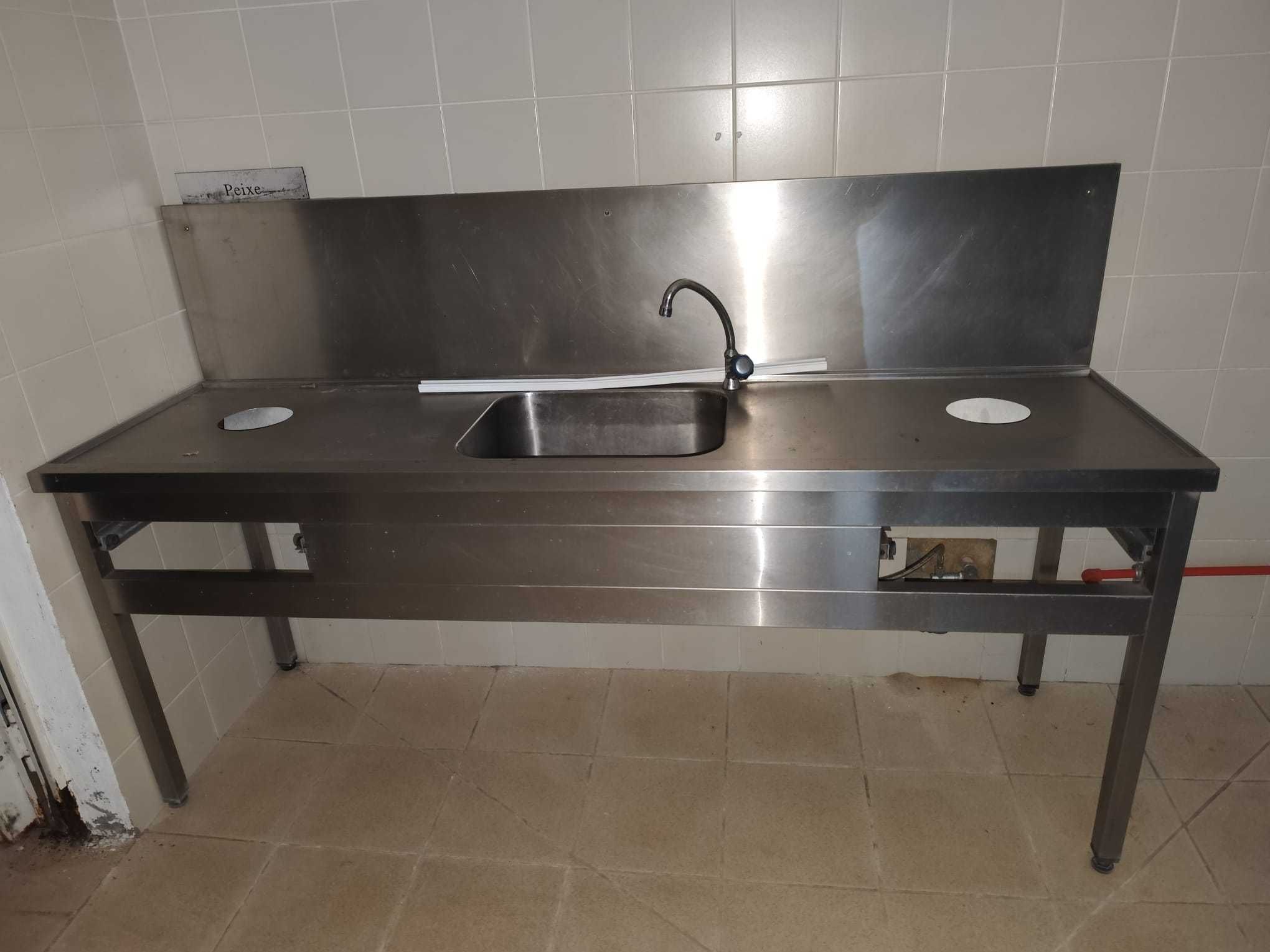 Conjunto de Equipamentos em Inox Cozinha Profissional