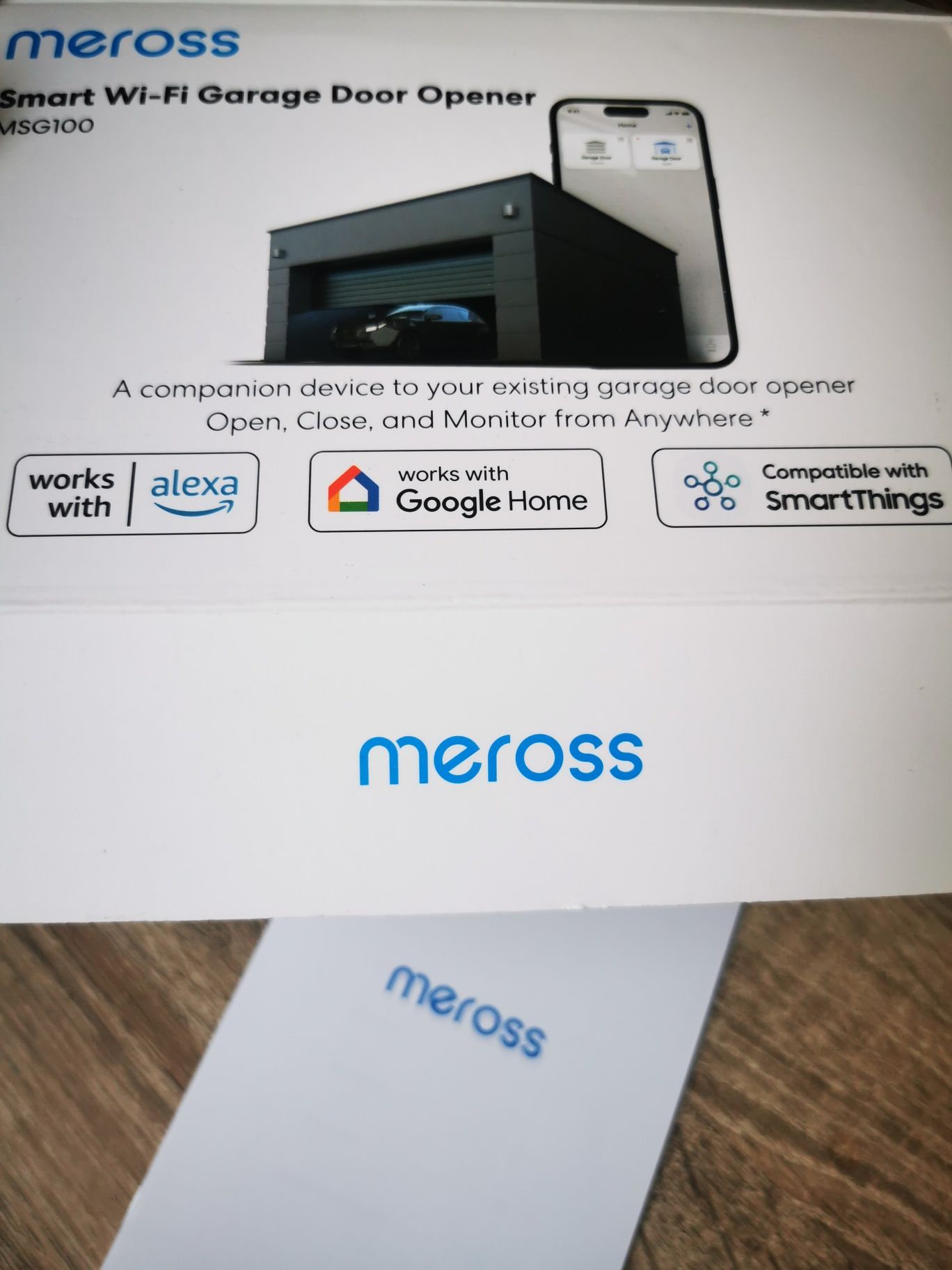 Inteligentny przełącznik drzwi garażowych Meross MSG100HK HomeKit