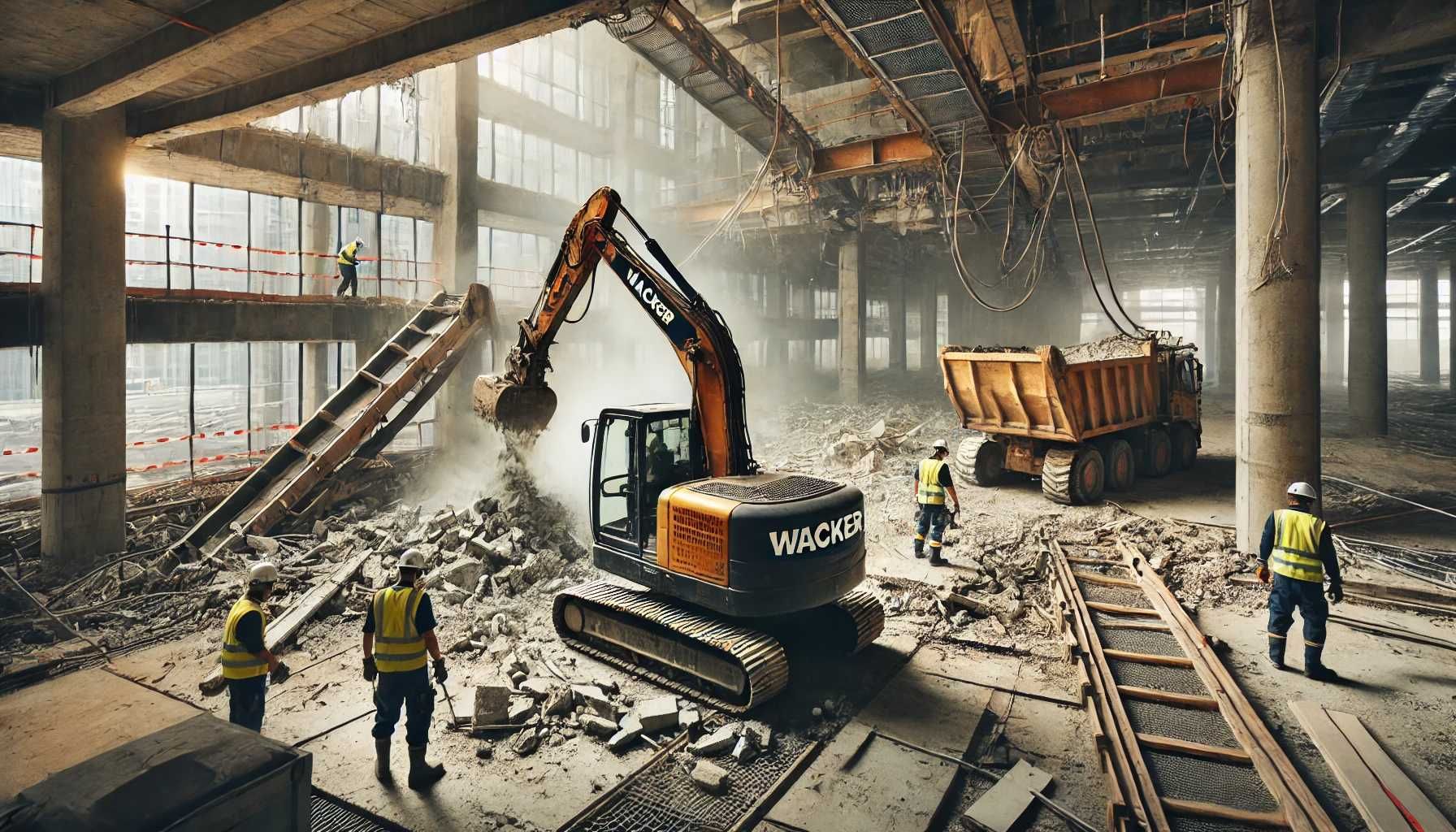 Wyburzenia Kucie wywóz, Skuwanie Wylewek, Schodów,  Roboty ziemne