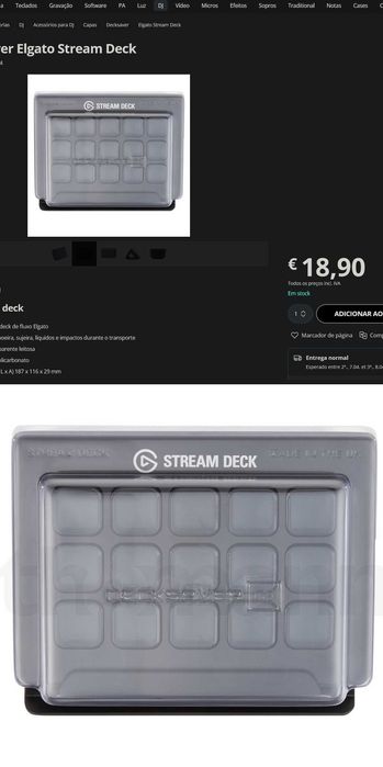 Elgato Streamdeck Cover Selado Novo!