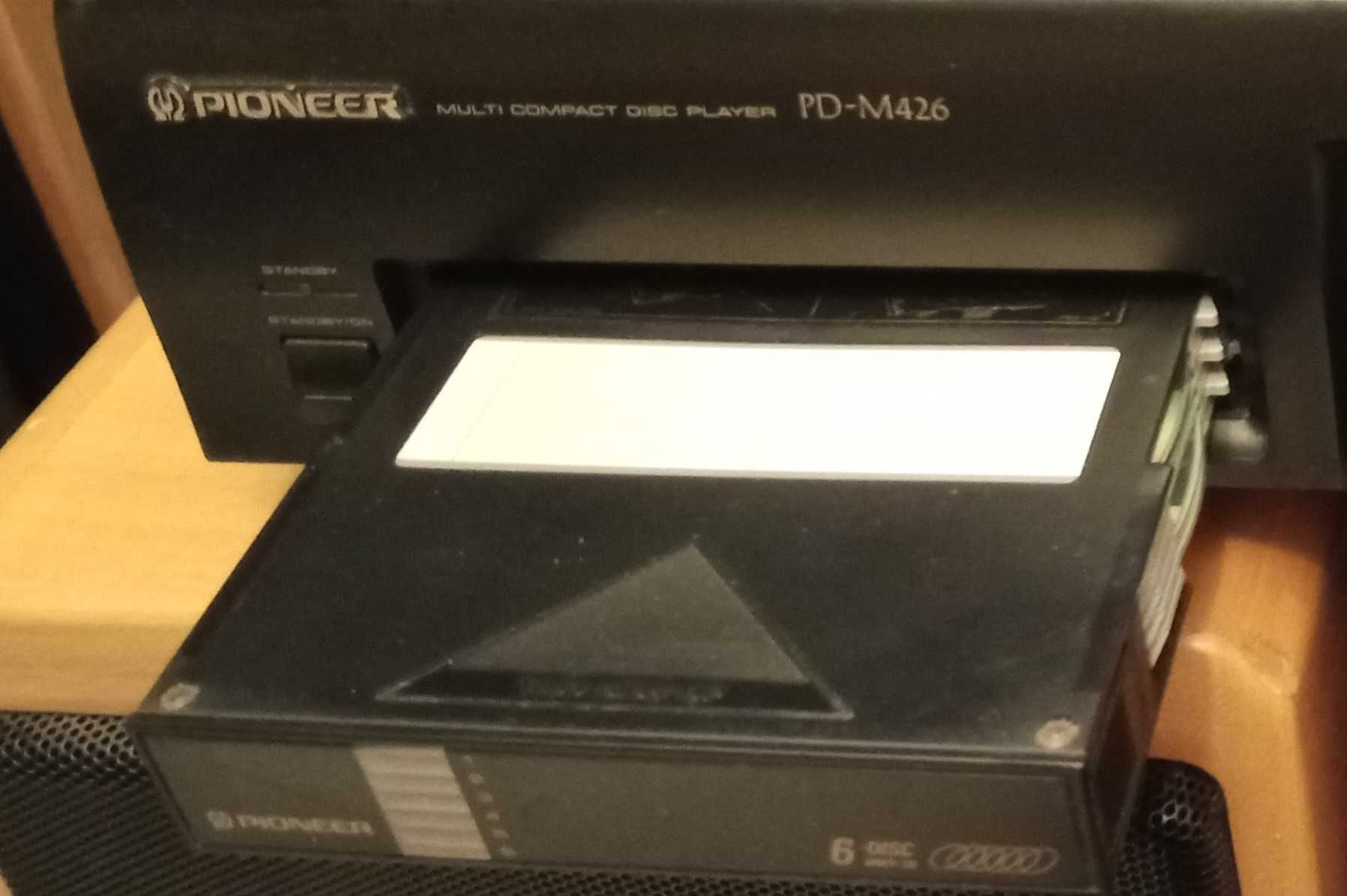 Odtwarzacz zmieniarka płyt cd Pioneer DP-M426 z pilotem
