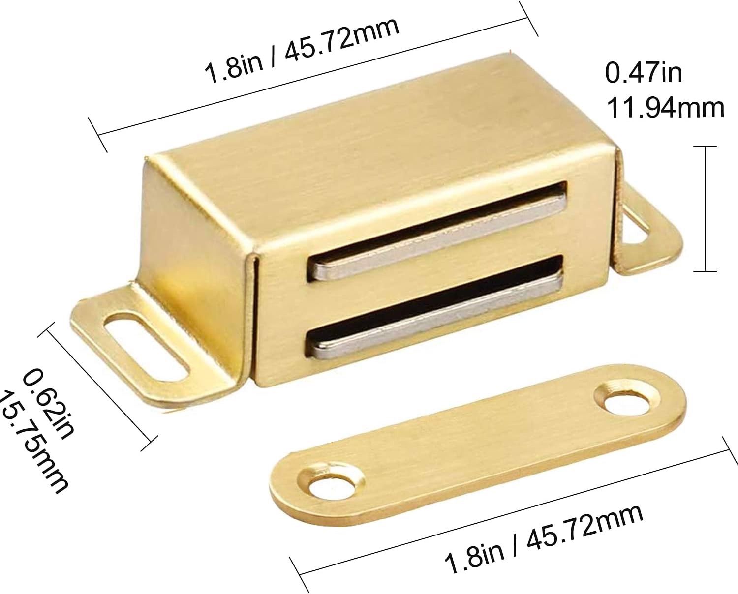 Zawiasy Do Drzwi Magnetyczne 6Sztuk