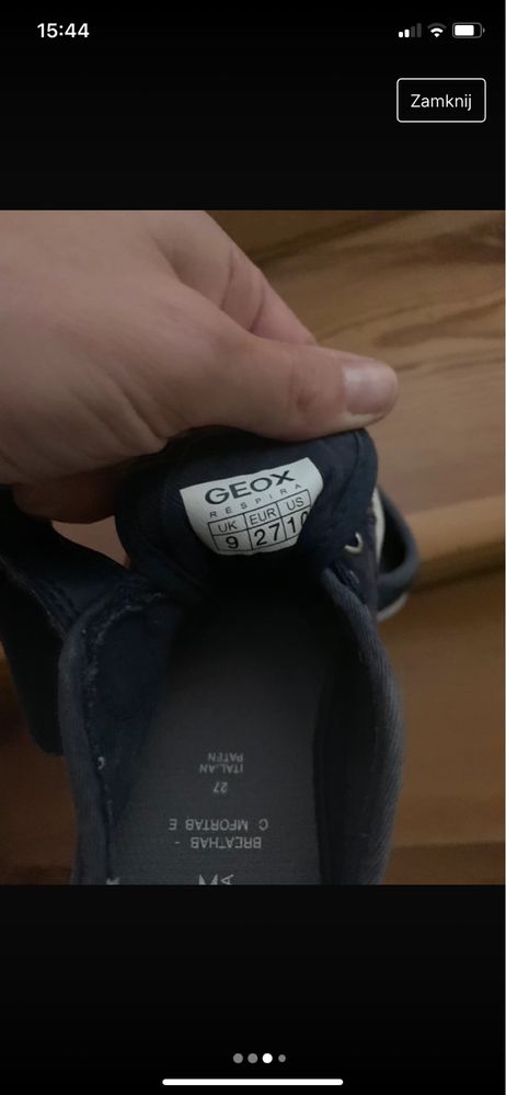Buty tenisówki Geox 27