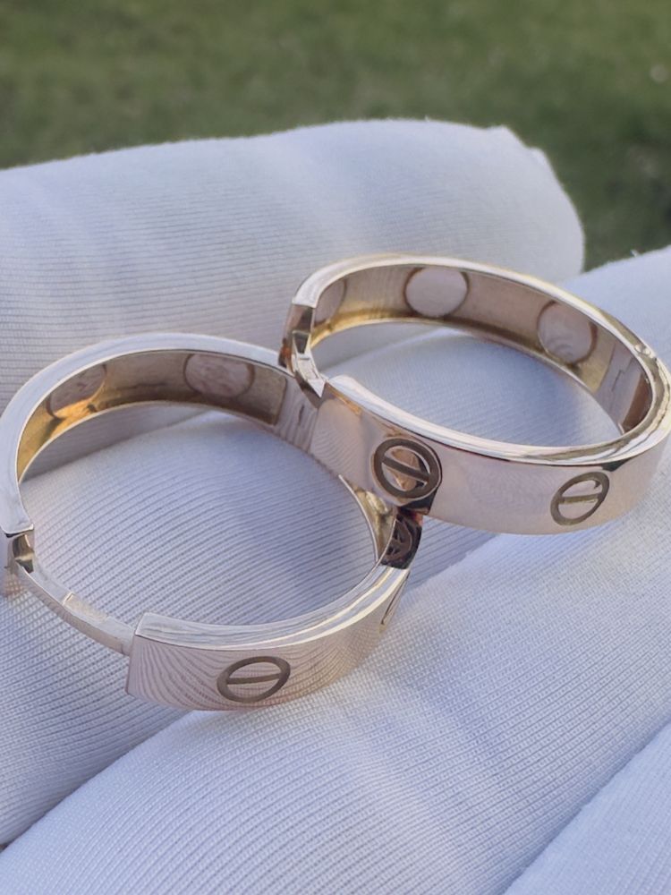 Серьги cartier 585