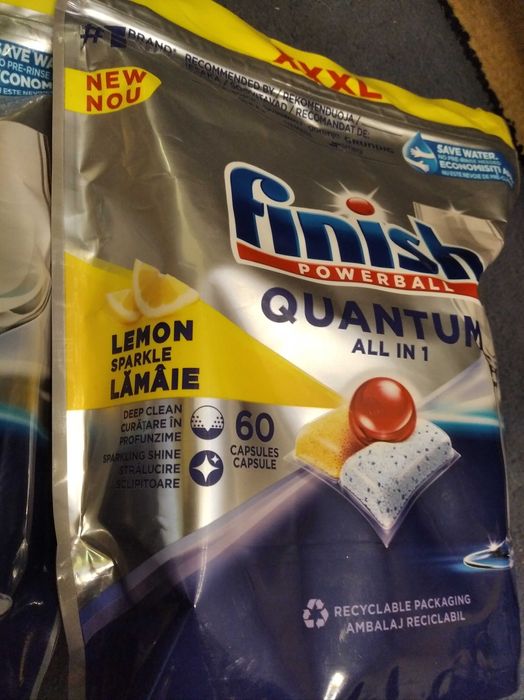 6x Kapsułki finish quantum all in one lemon 60 kaps