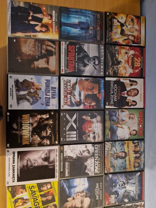 Filmy na dvd po 4 zł za sztukę