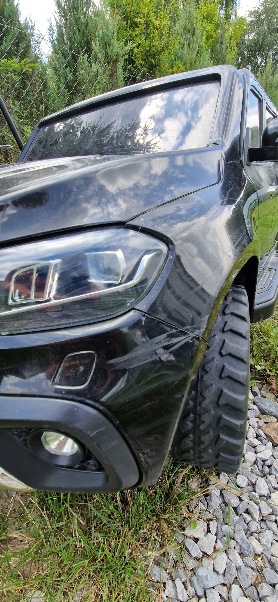 Mercedes X Class Czarny MP4 Duży samochód na akumulator