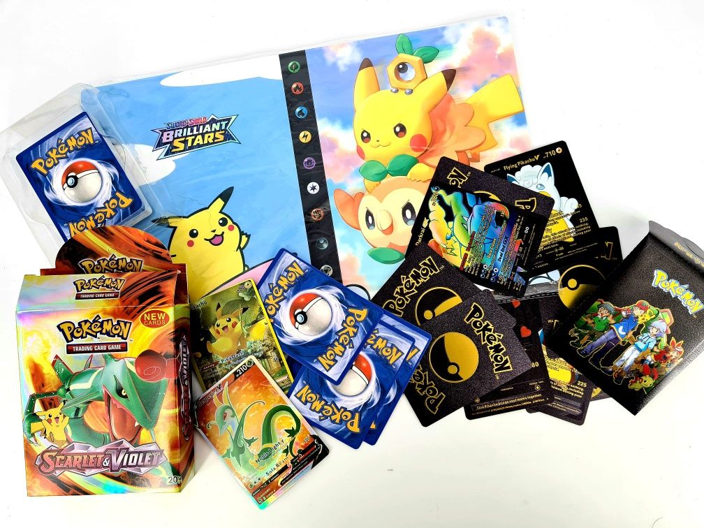 Wielki zestaw Pokemon karty z albumem A5 nowe zabawki