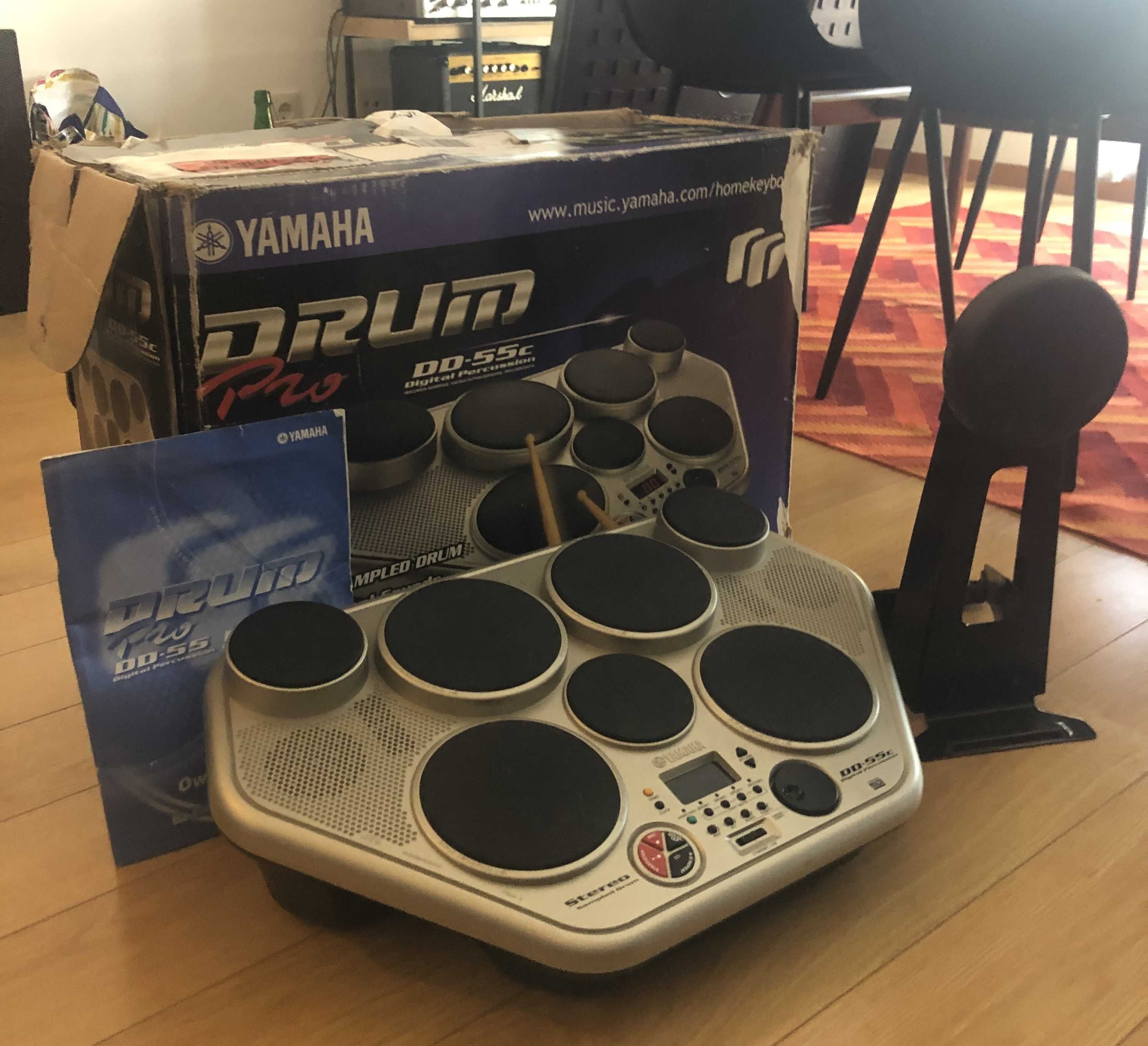 bateria digital Yamaha dd55 + bombo KP65