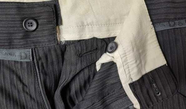 Елегантні оригінальні чоловічі чорні брюки Dolce & Gabbana в смужку