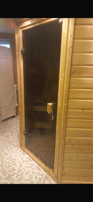 Sauna mało uzywana stsla w pomieszczeniu