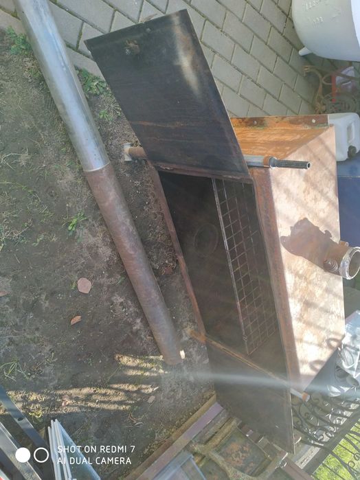 Wędzarnia stalowa + komin