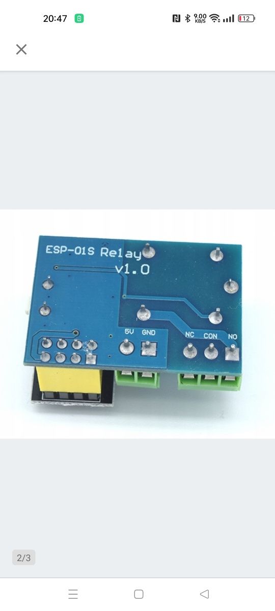 Smart home moduł przekaźnika WiFi ESP8266 ESP-01S.   4 szt