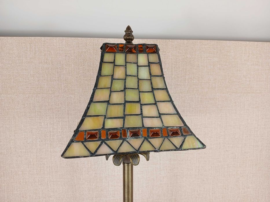 Lampa stołowa w stylu Tiffany Lampka salonowa 61 cm Globen AB Szwecja