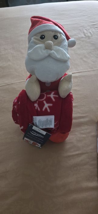 Peluche com manta