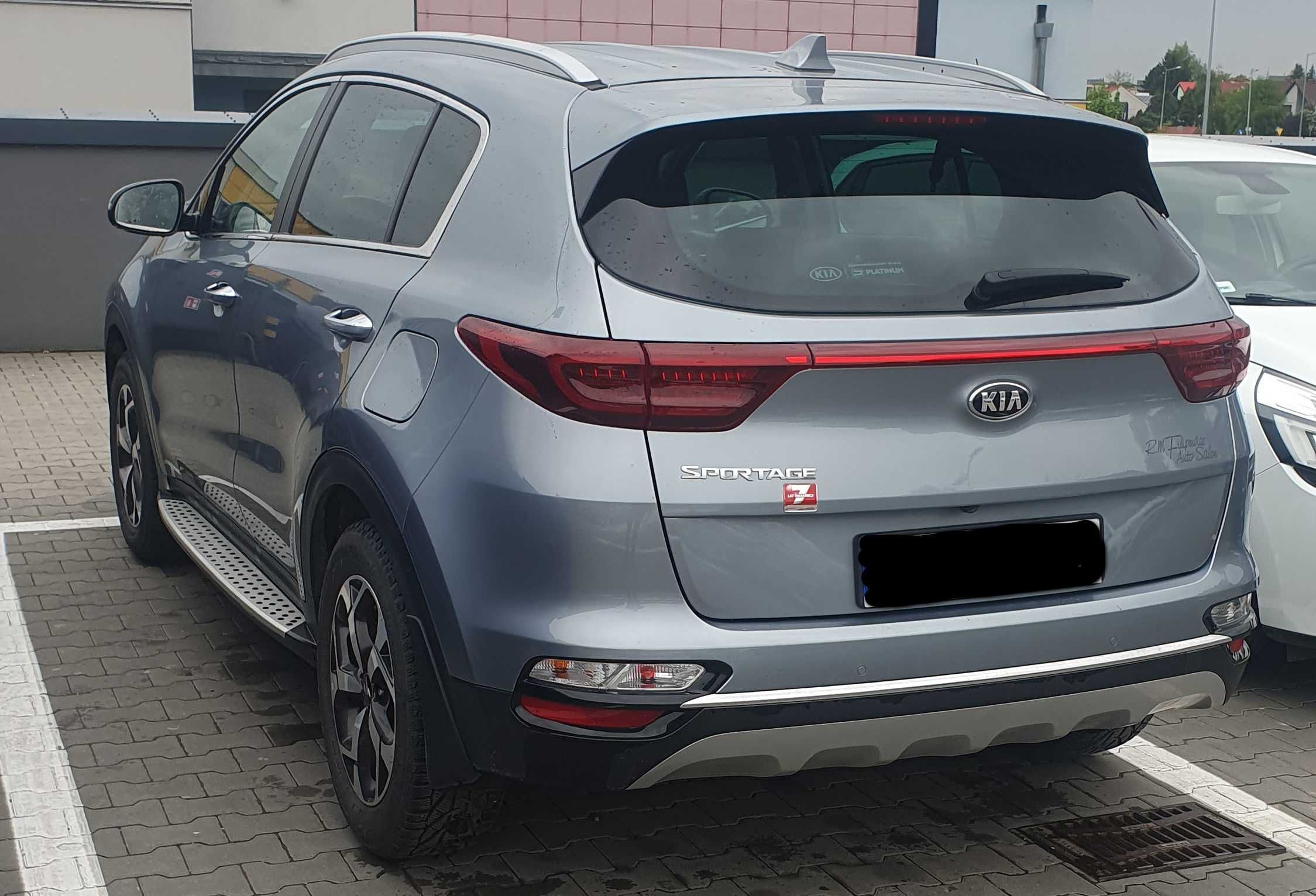 Progi stopnie boczne Kia Sportage IV Oryginalne