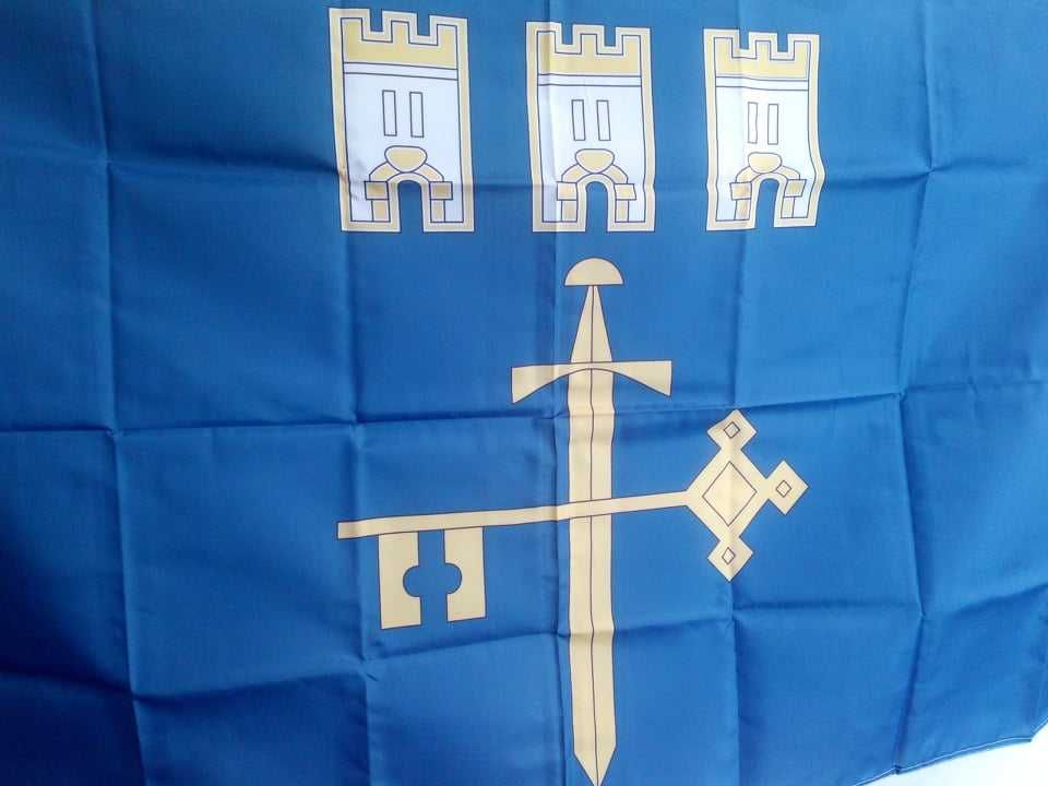 Прапор Тернопільської області 90х150 см з люверсами яскравий