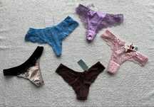 NOWE majtki stringi damskie S