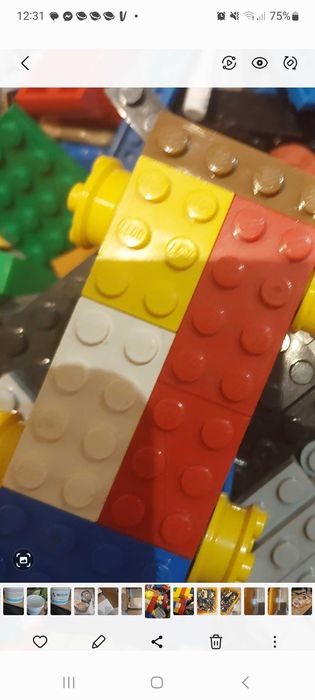Zestaw klocków lego i innych prawie 5 kg.