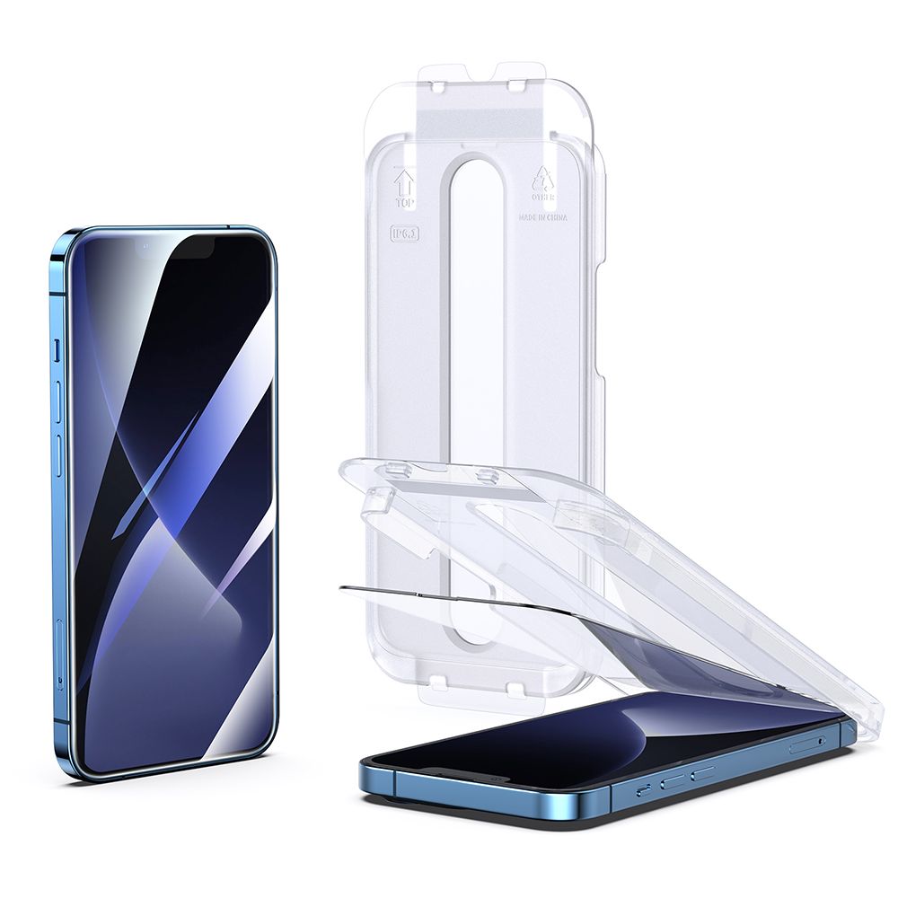 Szkło hartowane do iPhone 14 Pro ze stelażem montażowym