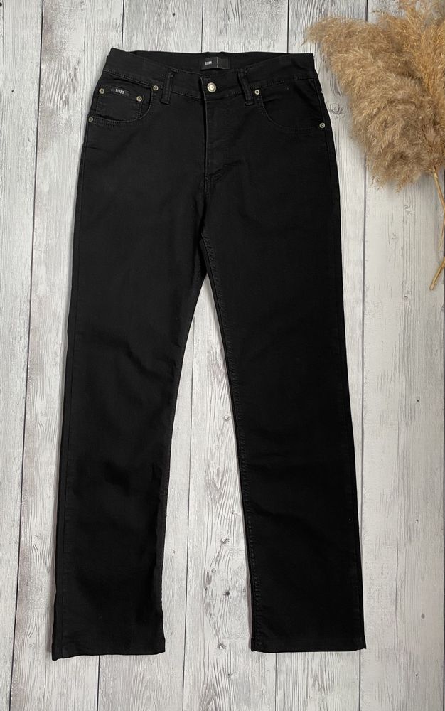 Джинсы hugo boss черные брюки оригинал мужские 31 размер M(44),
