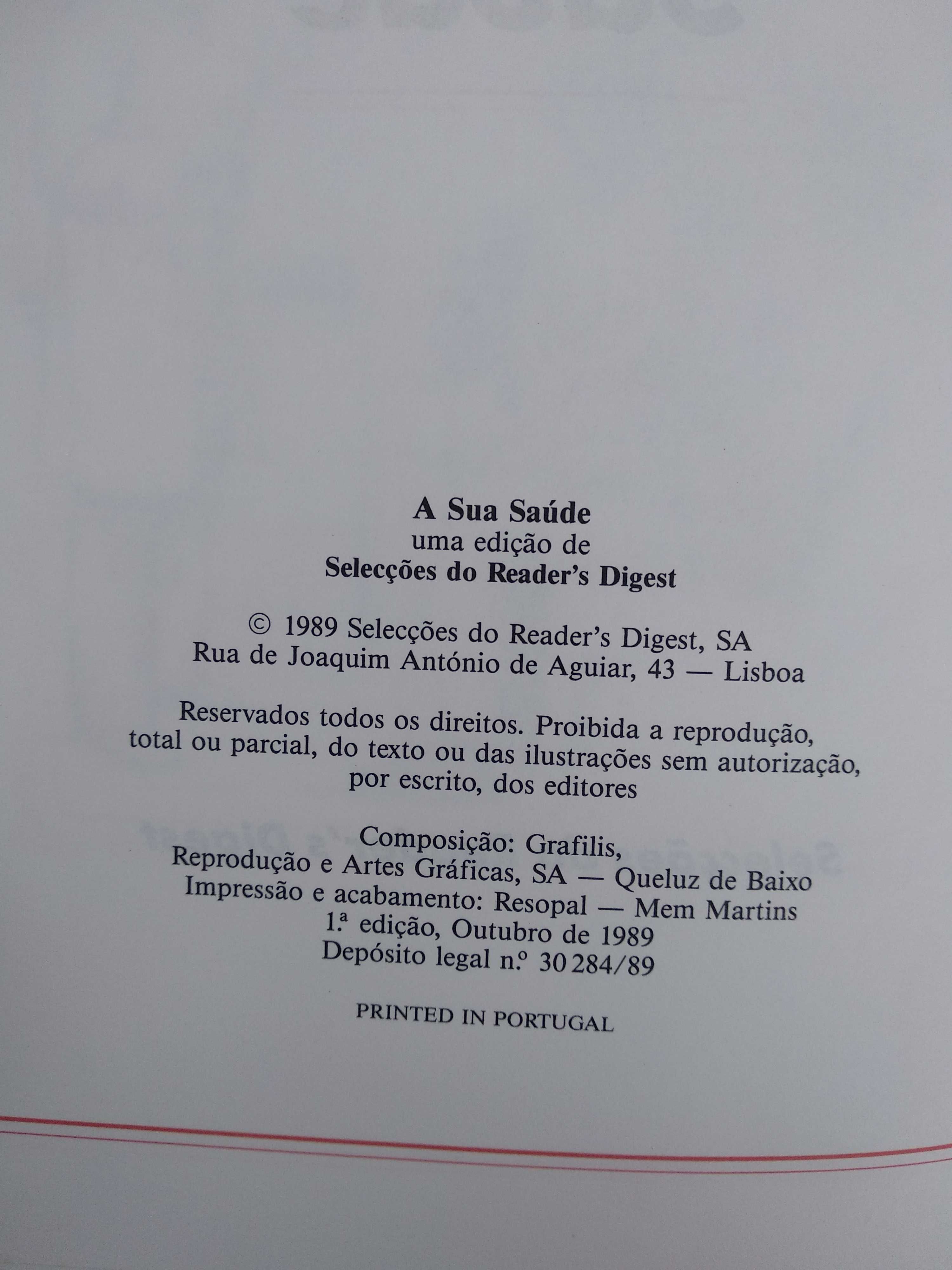 Livro Enciclopédia " A sua Saúde " de Selecções do Reader's Digest