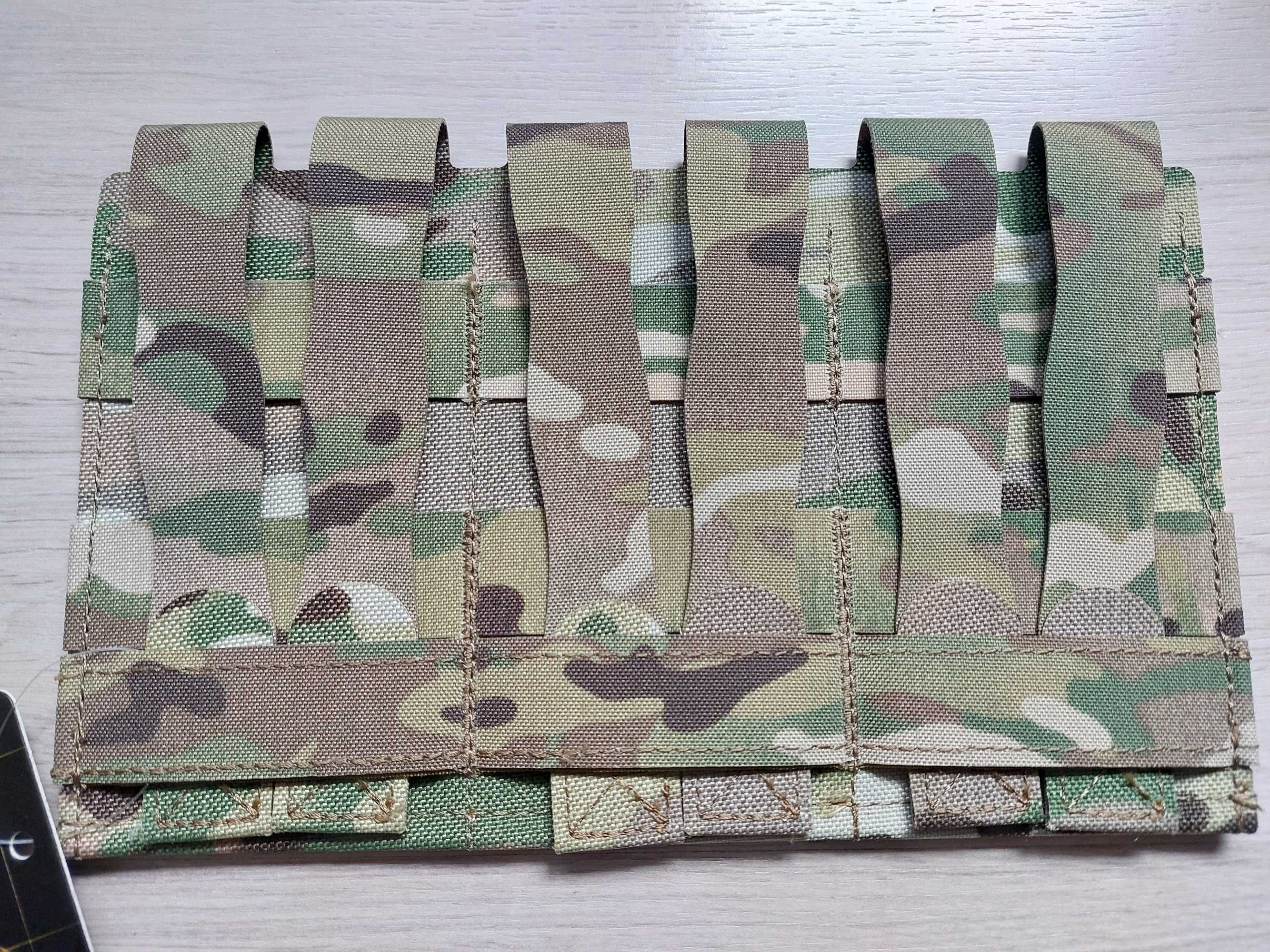 Potrójna eleastyczna ładownica Speed na magi M4 multicam ASG Airsoft