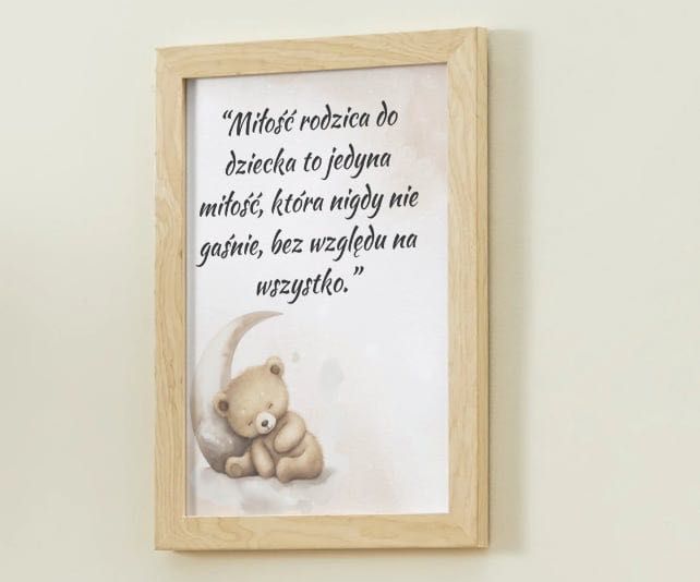 Plakat do pokoju dziecięcego