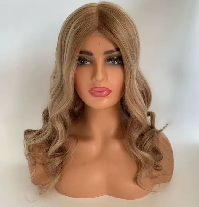 Peruka medyczna włos europejski miodowy blond