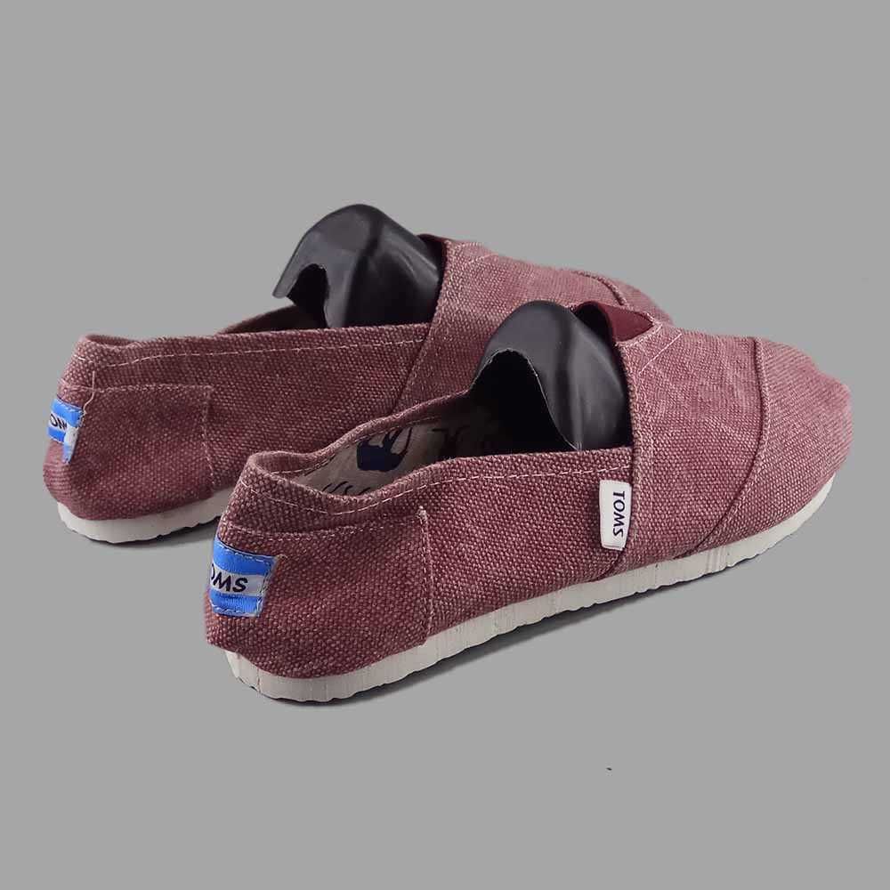 Эспадрильи Toms бордовые