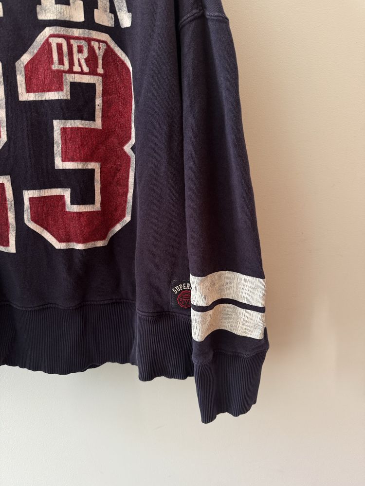 Bluzą superdry granatowa